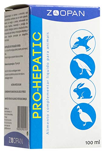 Zoopan Pro-Hepatic 100ml, Protector hepático. para Palomas y pájaros