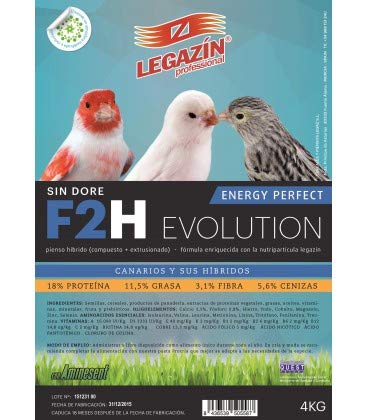Legazin pienso para canarios F2H Evolution Energy 4 KG