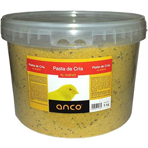 ANCO Pasta de Cria con Huevo y Miel para Pajaros, (5 Kg)